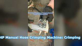 MS-P16HP मैनुअल होज़ क्रिम्पिंग मशीन: क्रिम्पिंग प्रदर्शन