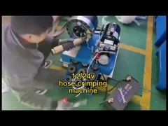 पोर्टेबल हाइड्रोलिक होज़ क्रिम्पिंग मशीन - 12V/24V DC 2 इंच होज़ क्रिम्पर, डाइज़ के 10 सेट के साथ