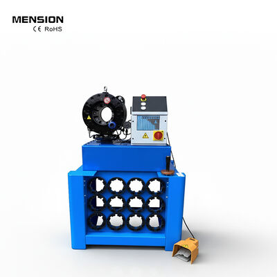 Hydraulic Hose Crimping Machine P32 with 650T Crimping Force 13 Die Sets and 31.5Mpa System 2.5 inches Pressure  Hose Crimping Machine